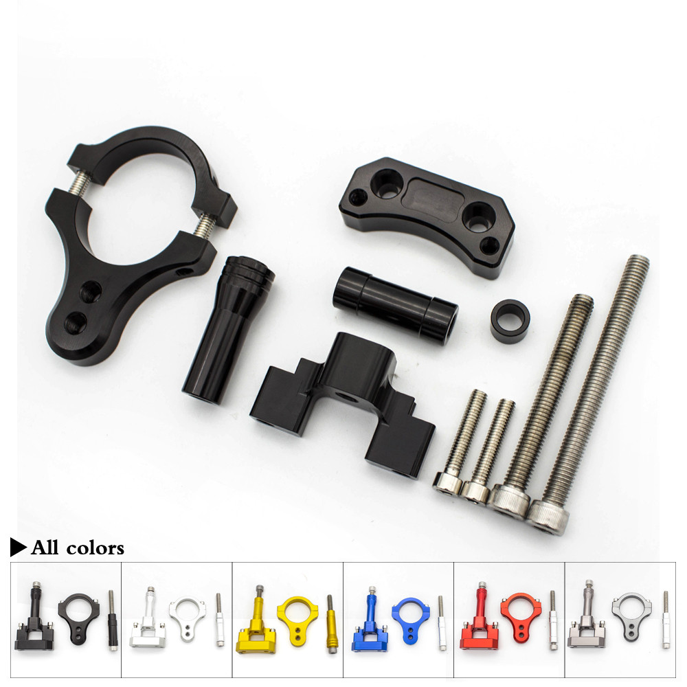 Steering Damper Stabilizer Kit Cnc - Amortisseur de direction de moto en