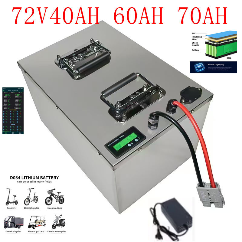 72V 30Ah Lifepo4 Battery Pack - Système de stockage d'énergie à batterie